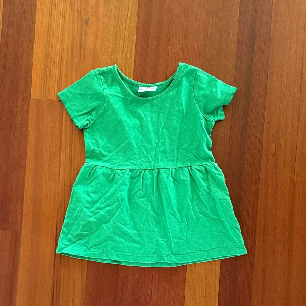 Hanna Andersson Green Kids Shirt